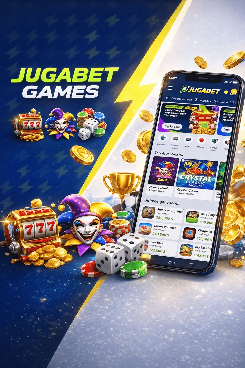 Jugabet Games Argentina 2026: Catálogo Completo de Juegos
