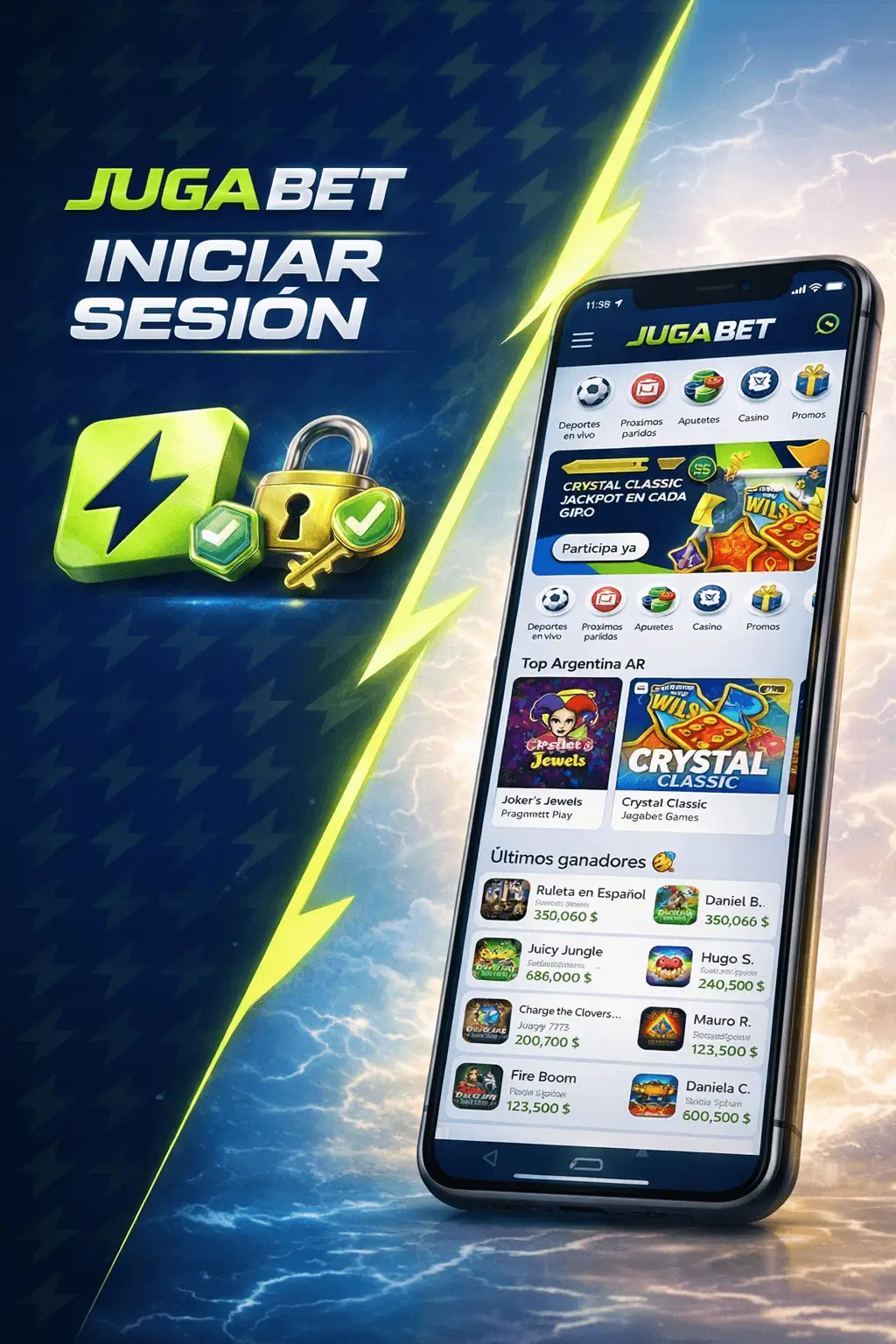 Jugabet Argentina iniciar sesión y registrarse